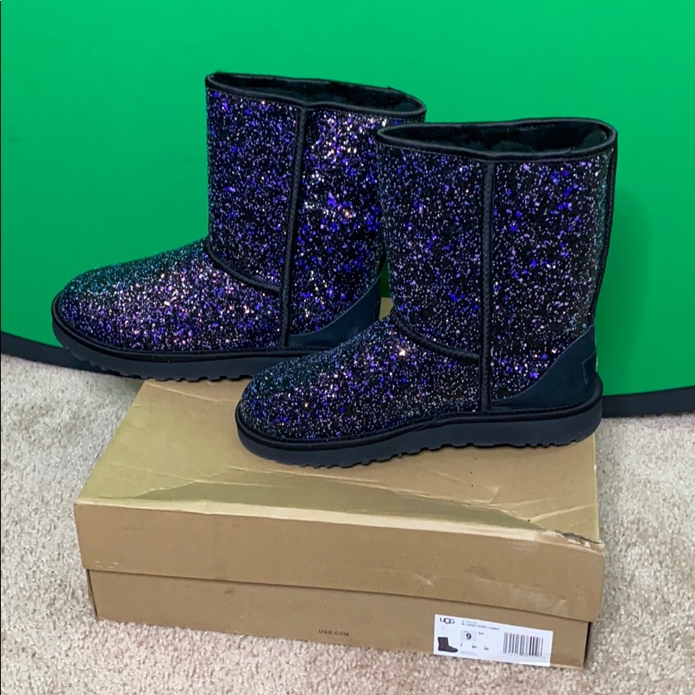 Black Glitter Ugg